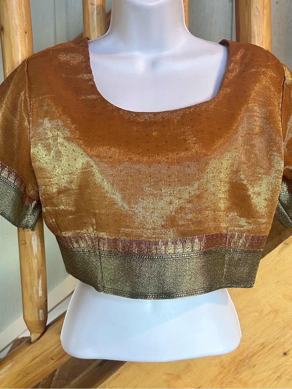 Ethnic Choli Top - India Indian Boho Hippie Belly Dance